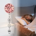 thumbnail image 4 of Battery Operated Analog Wall Clocks Non-Ticking Silent Modern Clock Decorative for Home,Office-Beautiful Cherry Blossom With Pink Background(14inch), 4 of 4