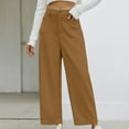 thumbnail image 2 of aidice Vintage Pants for Women Corduroy High Waisted Straight Leg Casual Loose Trousers with Pockets, 2 of 7