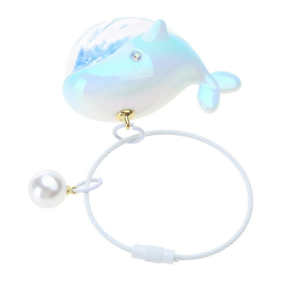 Necvior Whale Buckle Keychain Creative Bag Key Chain Blue Whale Keyring Car Accessories