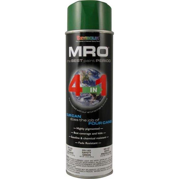 Seymour 20 oz MRO Safety Enamel High Solids Spray Paint, Green