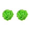 thumbnail image 4 of Cateissary 50 piezas de flores artificiales PE espuma rosa arreglo de flores falsas decoraciones boda fiesta compromiso regalos verde Verde 2Conjunto, 4 of 6