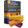 thumbnail image 7 of Fuzzl Yak Cheese Chews Blueberry, Peanut Butter, Pumpkin Medium Pack 3 - Himalayan Yak Chews for Dogs - Natural Dog Chew, 7 of 7