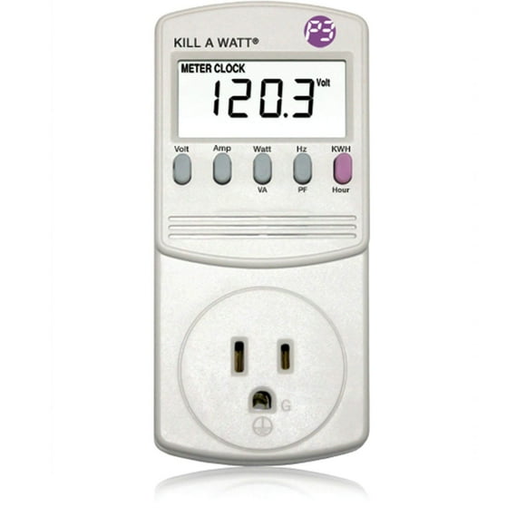 El monitor de consumo de electricidad P3 P4400 mata un vatio