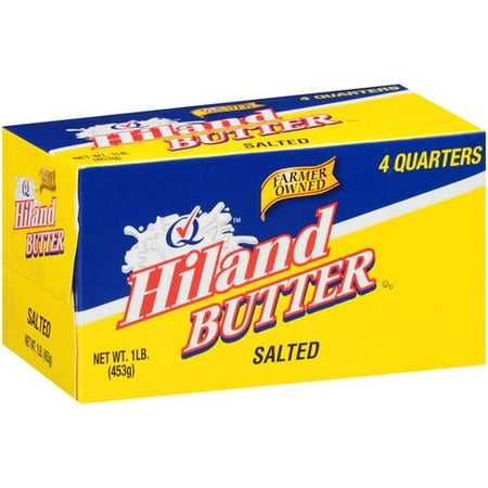 Hiland Salted Quarter Butter Sticks, 16 Oz., 4 Count - Walmart.com ...