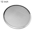 thumbnail image 2 of Yesbay Pizza Baking Tray Multipurpose Food Grade Aluminum Alloy Round Baking Mesh Pan,12inch, 2 of 8