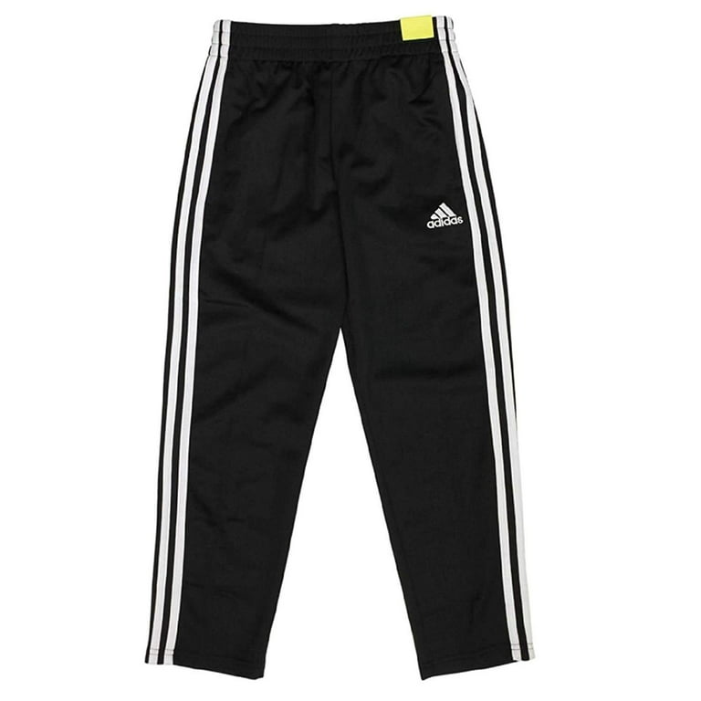 Faceta Aventurero Puede ser calculado Adidas Boys 3 Stripe Performance Track Pants (Black, Small-8) - Walmart.com