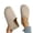 Beige 2, variant on Flats for Women Round Closed Toe Mules Slip On Cork Footbed Sandals Soft Orthopedic Shoes Beige 5.5