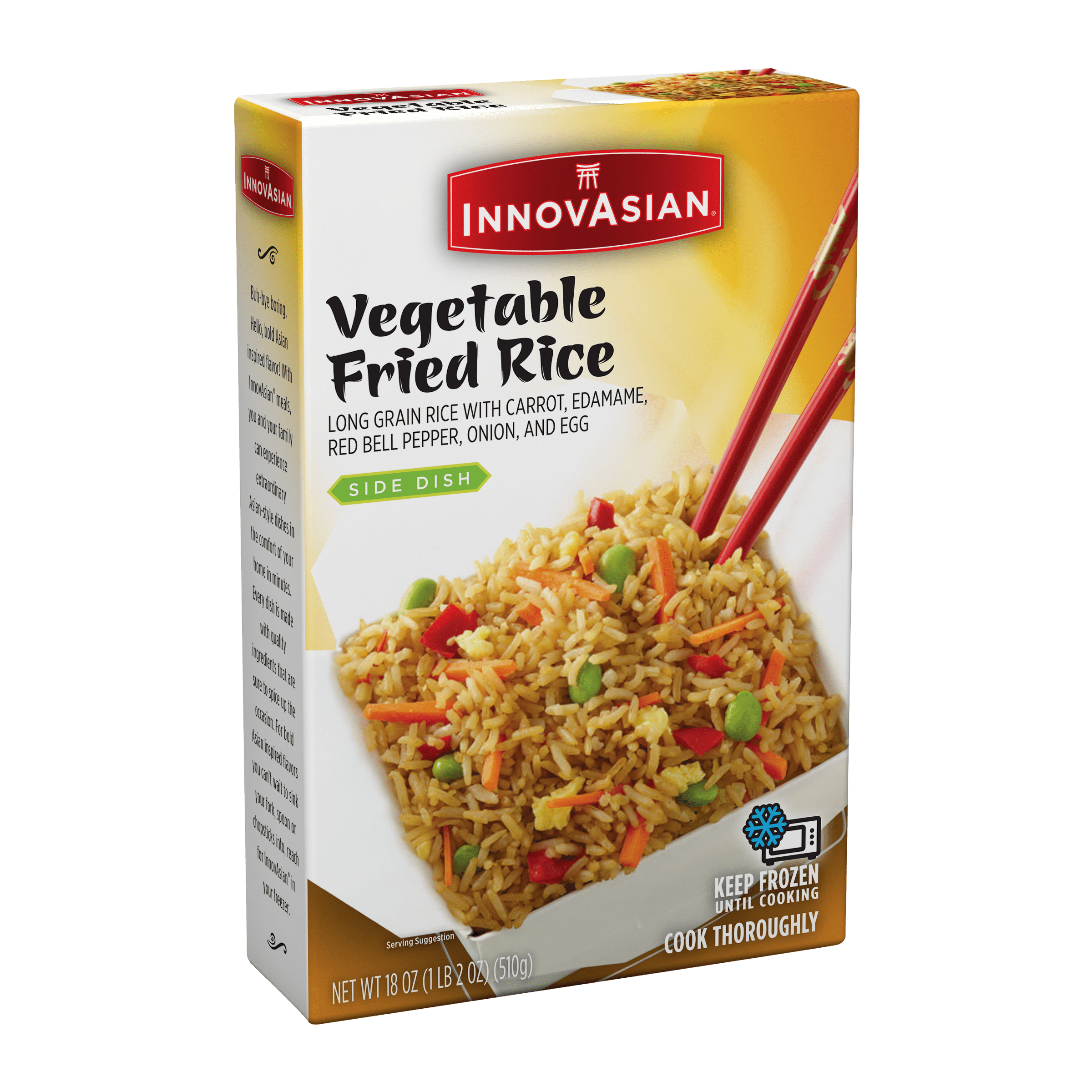 InnovAsian Vegetable Fried Rice, 18 oz (Frozen)