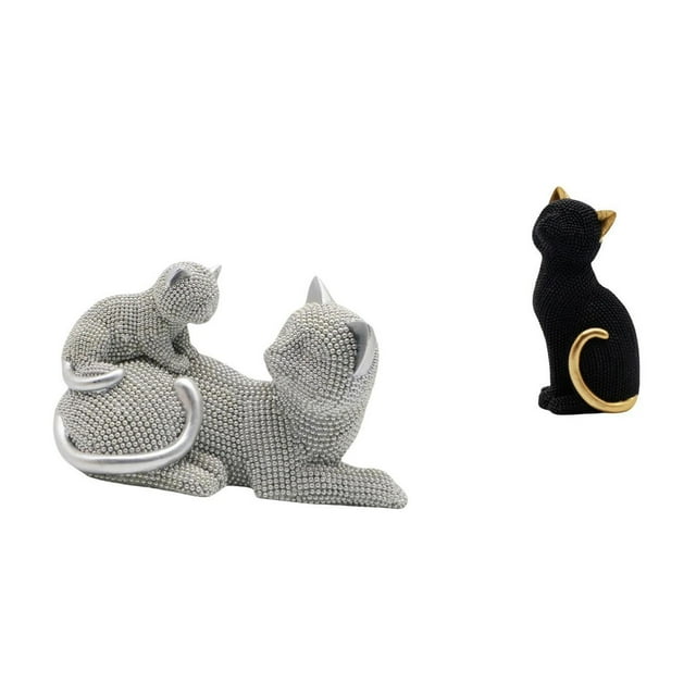 Figura de escritorio,Estatua de gato,linda estantería,escritorio,decoración del hogar,Figura de escritorio,Estatua de gato,linda estantería,escritorio,decoración del hogar,Figura decorativa