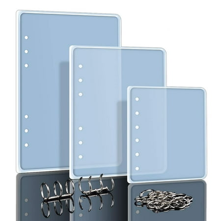 

DIY Resin Casting Molds for A5 A6 A7 Silicone Notebook Cover Clear