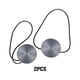 thumbnail image 5 of Sujetadores de cortina Inteprter 2 piezas metal Poliéster color sólido Gris, 5 of 6