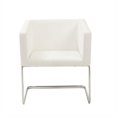 thumbnail image 4 of Eurostyle Ari Faux Leather Lounge Arm Chair in White, 4 of 4