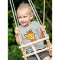 thumbnail image 2 of Halloween Corgi Pumpkin Costume T-Shirt Toddler -Image by Shutterstock,  3 Toddler, 2 of 4