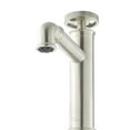 thumbnail image 3 of Avallon Single Hole, Single-Handle Wheel, Bathroom Faucet in Brushed Nickel, 3 of 11