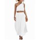 thumbnail image 2 of Gibobby Vestido de verano casual para mujer Falda superior Abertura Traje de dos piezas Mujeres Long Beach Set Maxi Solid Trajes y conjuntos de mujeres(Blanco,XL), 2 of 5