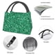 thumbnail image 4 of Easygdp Green Glitter Bolsa de Almuerzo Insulada Reutilizable, Bolsa de Mano y Bandolera para Oficina, Trabajo, Viajes, 4 of 6