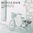 thumbnail image 2 of Bike Cargo Rack Disc Brake Aluminum Alloy Bicycle Rear Rack Road Bike Foldable Bikes Pannier Carrier Luggage Shelf,1 * Bicycle Rear Cargo Rack,black, 2 of 8