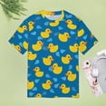 thumbnail image 4 of Rubber Ducks Splash Women's Short Sleeve Tops Casual Blouses T Shirt, 4 of 6