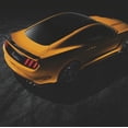 thumbnail image 3 of Ford Racing 15-23 Mustang Coupe Gloss Black Rear Spoiler w/Gurney Flap, 3 of 4