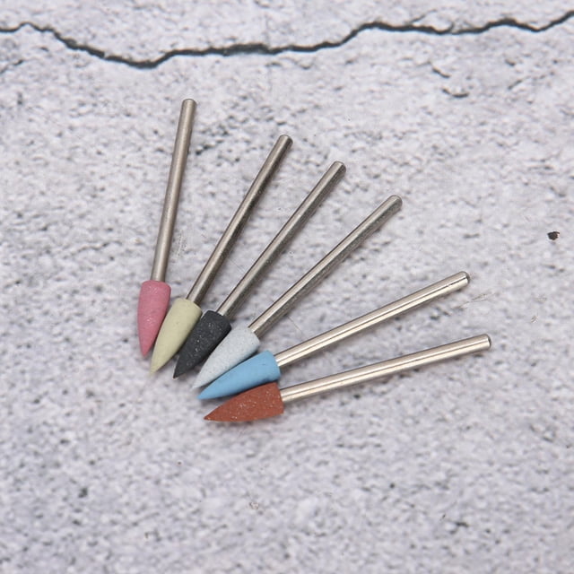 Cabezal de pulido, 6 piezas, accesorio para pulir uñas, cabezal de pulido para uñas diseñado para lograr la perfección