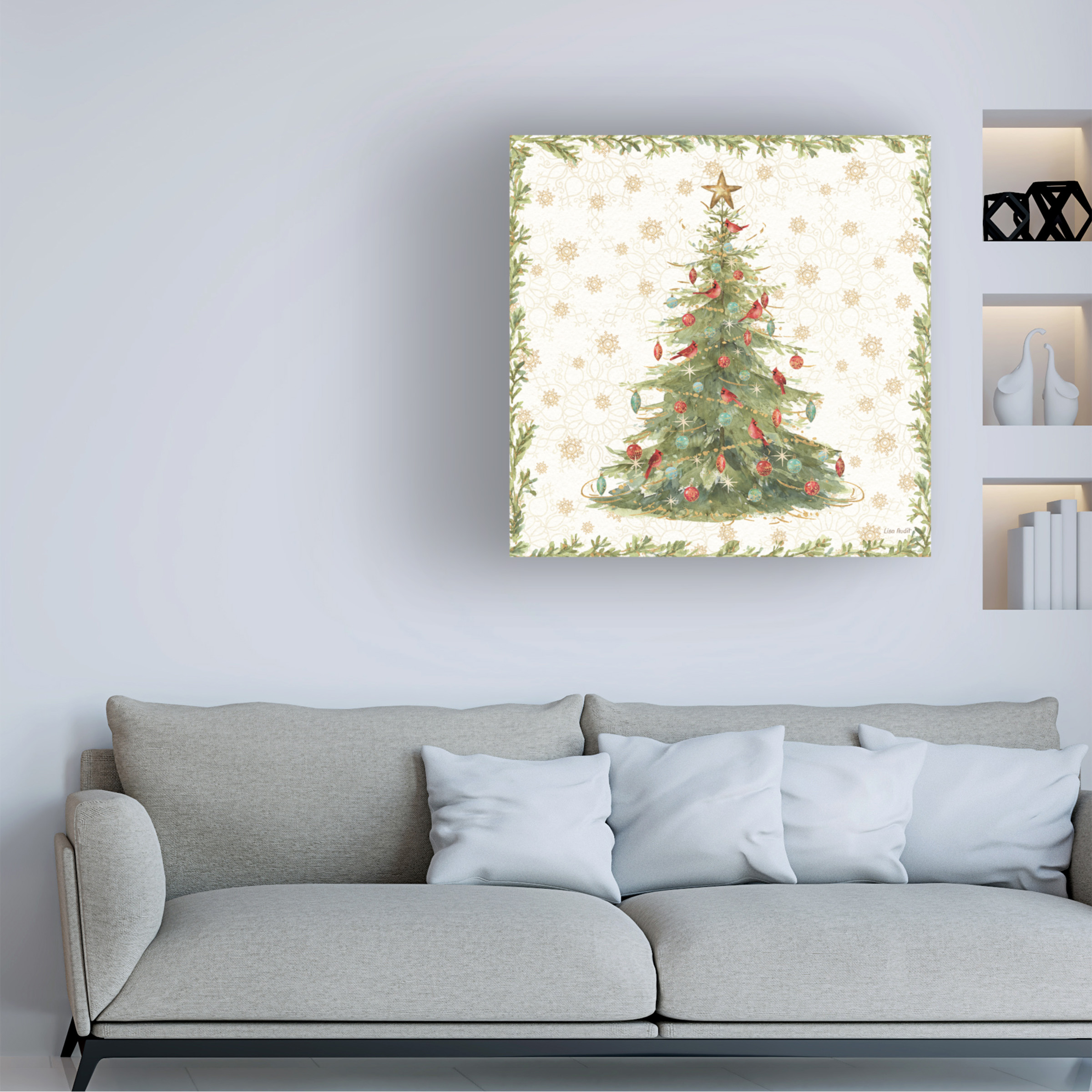 Trademark Fine Art 'Precious Holiday I' Canvas Art by Lisa Audit
