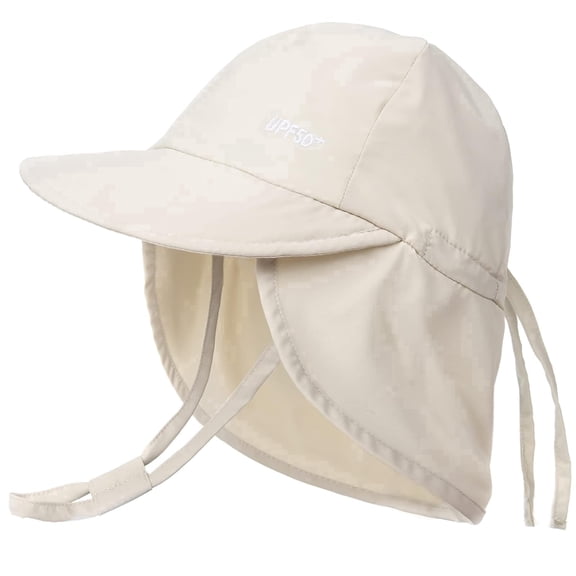 FURTALK Baby Sun Hat with Neck Flap UPF 50  Adjustable Baby Boys Girls Summer Beach Hat for Traveling Swim Hat