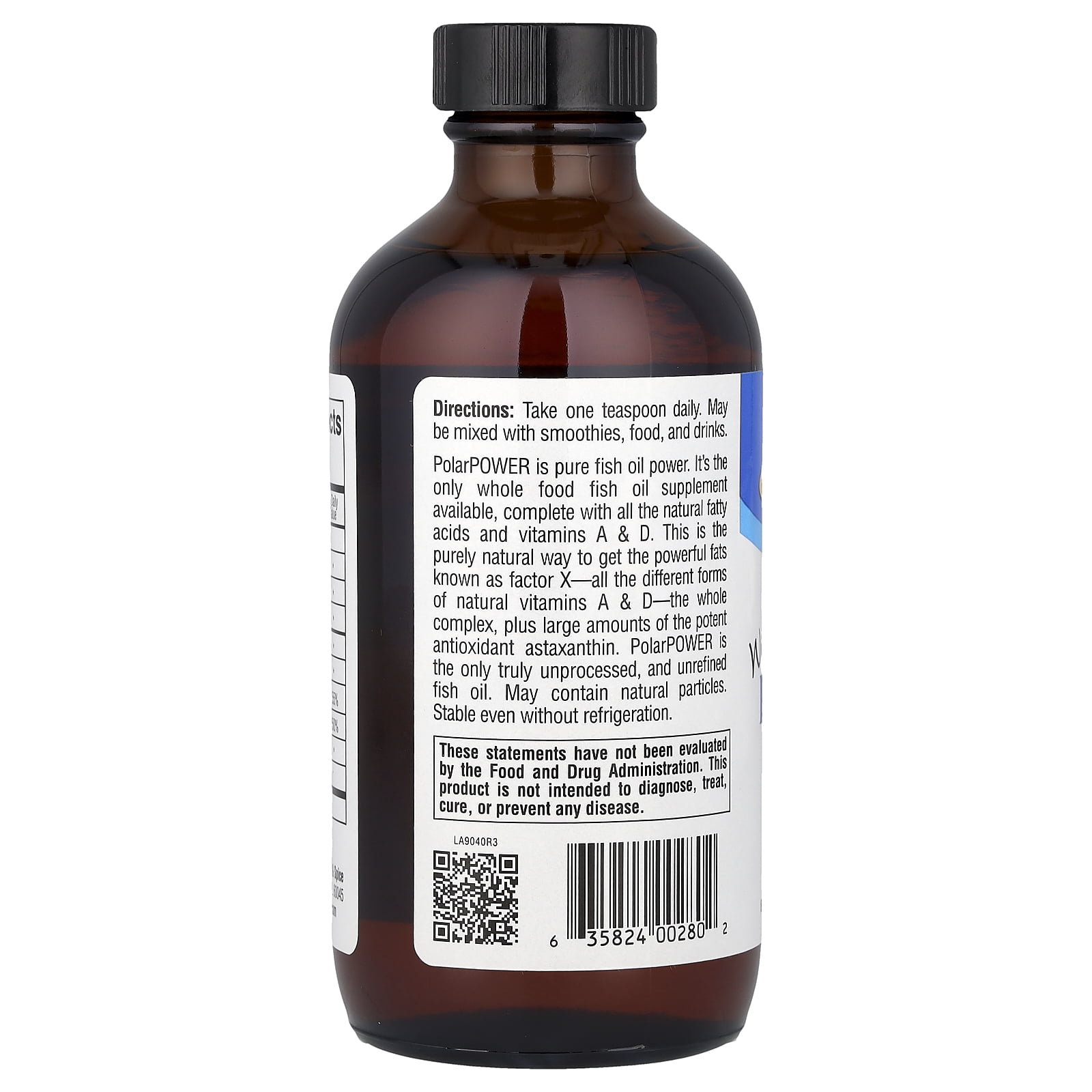 North American Herb & Spice Wild PolarPower, Real Vitamin D-Plus with Vitamin A & Omega 3s, 8 fl oz (240 ml)