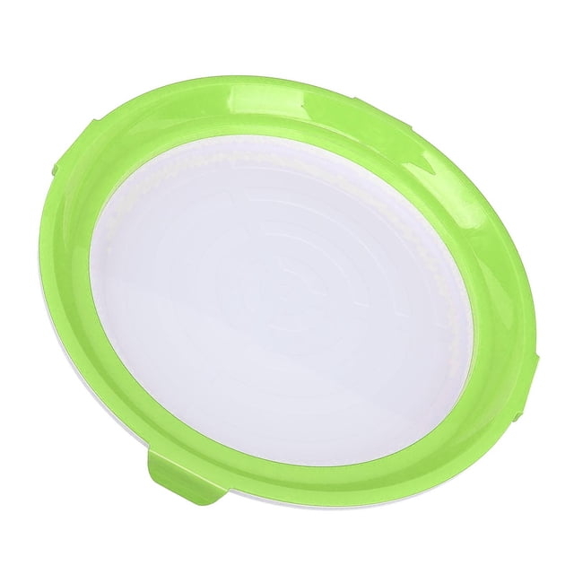 Plateau de Conservation des Aliments Empilable, Forme Ronde Plateau de Stockage sous Vide Réutilisable