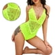 thumbnail image 2 of Sexy Jumpsuit Soft Cosplay Body Mono de tela de pantalla de encaje para mujeres adultas, verde fluorescente, L tholdsy XX000036-37, 2 of 7
