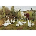 thumbnail image 2 of Weekes, Herbert William 24x17 Black Modern Framed Museum Art Print Titled - The Disputed Gate, 2 of 4