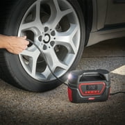 Hyper Tough Dual Power Digital Inflator for P195/65R15 Car Tire, Car-DC 12V or Home-AC 120V