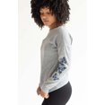thumbnail image 2 of Ragstock Grey Butterfly Sleeve Sweatshirt, 2 of 4