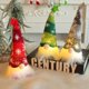 thumbnail image 5 of Nuevo 6 estilos Gnomo brillante Navidad muñeco sin rostro Feliz Navidad decoración del hogar Navidad Natal regalo Año nuevo regalos de Navidad（Long Red, 5 of 5
