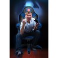thumbnail image 4 of Black Chicago Cubs Oversized Gaming Chair, 4 of 4