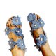 thumbnail image 2 of Sandalias planas con perlas y flores tridimensionales de girasol Wmkox8yii nm10631, 2 of 3