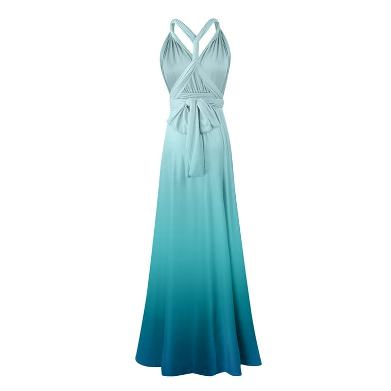 chinese dress ladies Kyra Maxi Dress - Marine Ombre main image 0