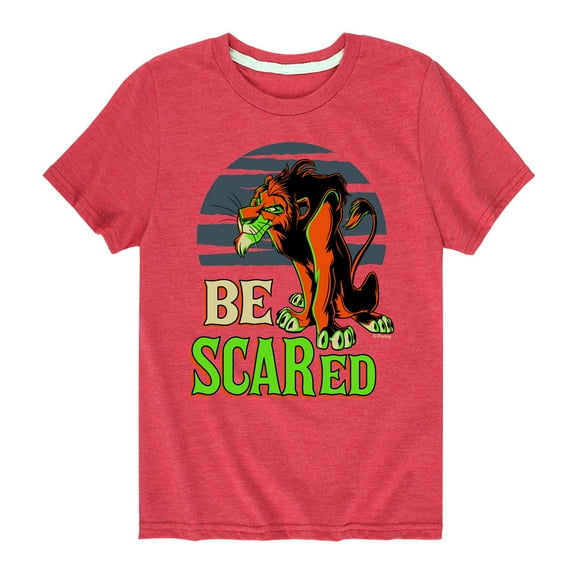 Disney Villains - Be Scared - Toddler And Youth Short Sleeve Graphic T-Shirt