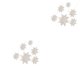 thumbnail image 3 of Inteprter 1 Juego de adornos navideños, colgantes de copos de nieve de estilo Simple, accesorio colgante, decoración de adorno de Festival para Blanco 2Conjunto, 3 of 6