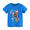 Blue 2, variant on XBASW 1-7T Girls Boys Cartoon Printed T Shirt Summer Short Sleeve Tees Cotton Crewneck Tops for Baby Toddler Kids