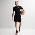 thumbnail image 4 of Men's adidas Legends 3-Stripes Basketball Shorts Color: White Black Size: XL 9 INCH, 4 of 4