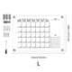 thumbnail image 2 of Planificador semanal de acrílico, tablón de anuncios colgante, tablero de escritura borrable transparente, consejos para notas, 2 of 5