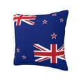 thumbnail image 2 of Decorative Throw Pillow Cover New Nz Zealand Flag Square Pillowcases Cushion for Farmhouse Home Decor 22"x22", 2 of 7