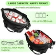 thumbnail image 5 of Tirrinia Camping Cooler Bag Insulated, Shoulder Strap and Bottle Opener 20 Cans Portable Ice Chest, 5 of 7