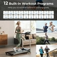 thumbnail image 4 of YYAo Treadmill,Electric Treadmill Machine,Walking Jogging Machine,Folding Treadmill with 12 Preset Programs and LCD Display-Black, 4 of 8