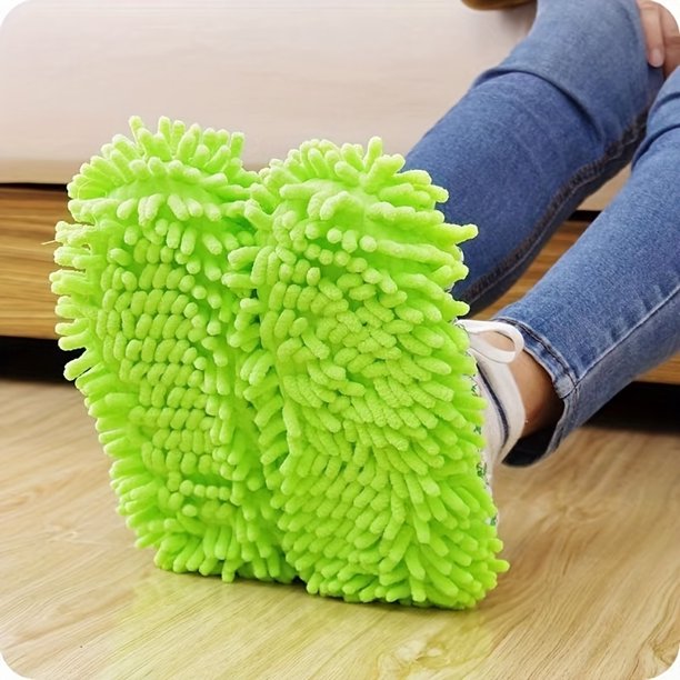 2pcs Thickened, Removable & Washable Shoe Covers - Keep Your Wooden Floors Clean, Silent & Warm!