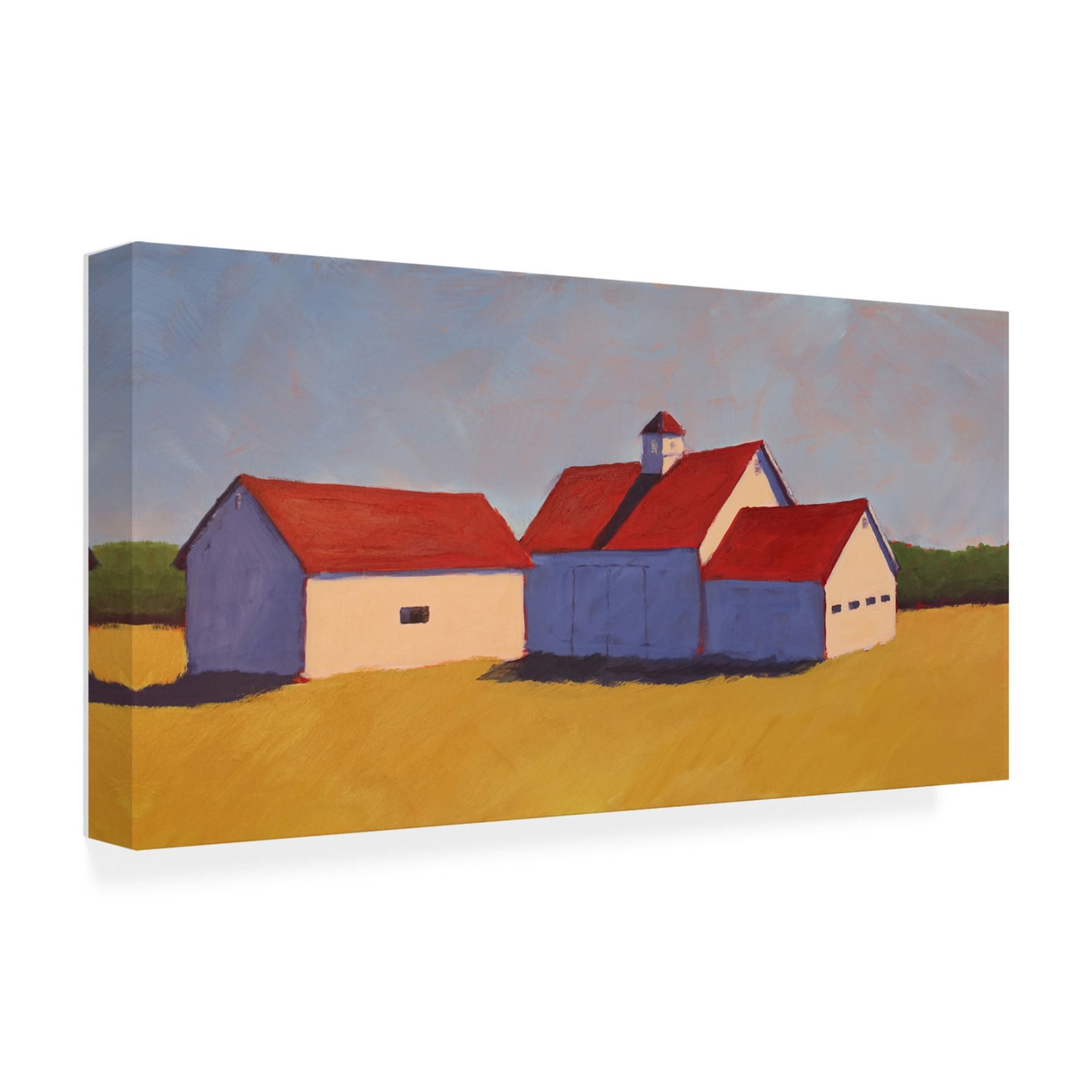 Trademark Fine Art Carol Young Barn on the Range I Canvas Wall Art