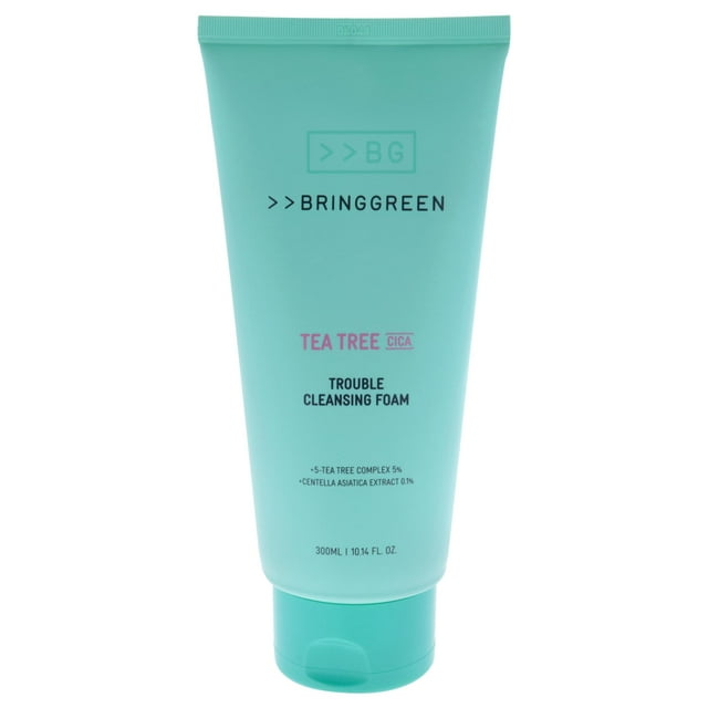 Espuma limpiadora para la piel BRING GREEN Tea Tree Cica 300 ml
