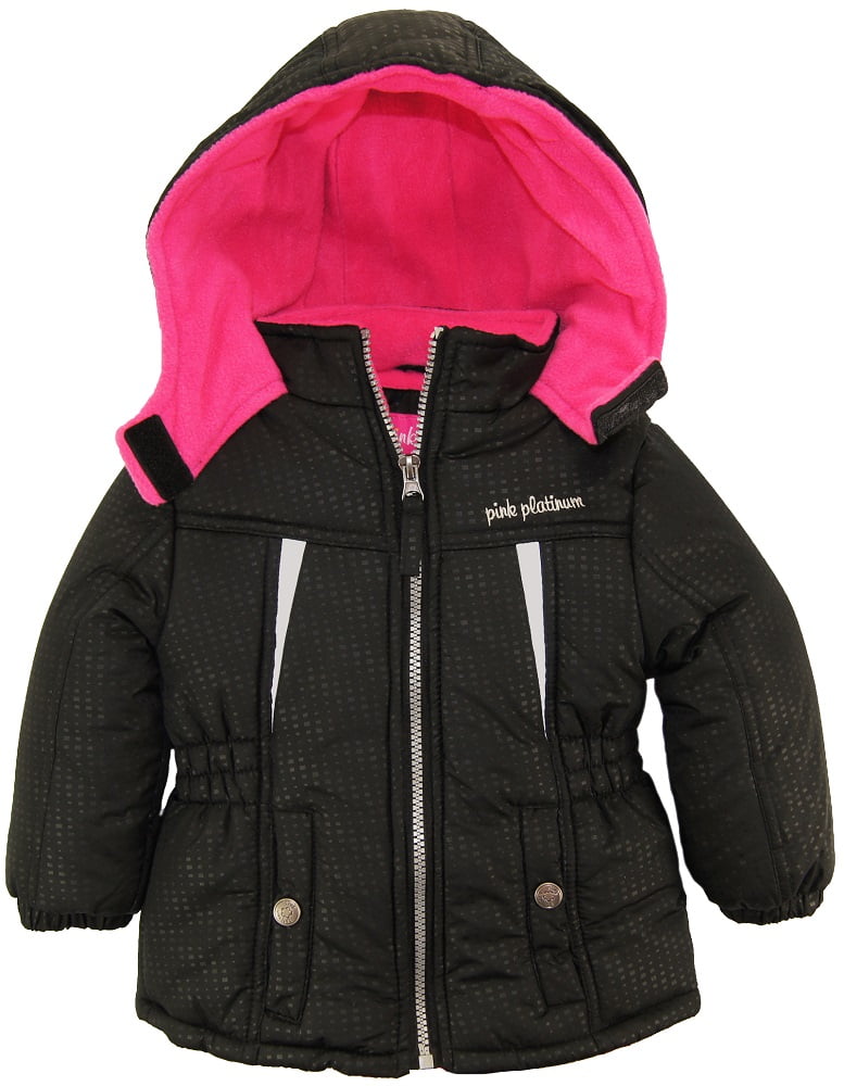 Pink Platinum Pink Platinum Little Girls' Heavyweight Winter Puffer