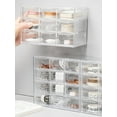 thumbnail image 5 of 1pc Transparent Acrylic Dustproof Drawer Storage Box With 6/9/12 Compartments For Desk, Jewelry And Office Supplies Organizer, 5 of 5