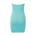 thumbnail image 5 of WEIGFI Womens Summer Dresses For Wedding Guest Elegant Party Dress Off The Shoulder Strapless Evening Gown Bodycon Stretchy Slim Fit Solid Color Party Wear Stylish Vacation Sundress,Sky Blue,S, 5 of 5